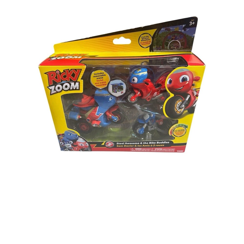 Ricky Zoom Steel Awesome & The Bike Buddies Motorcycles *New